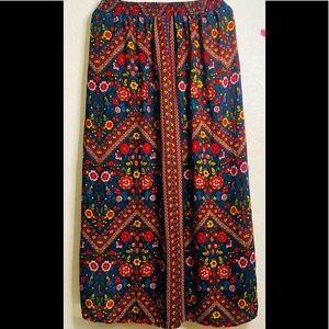 Women’s size XL floor length skirt.